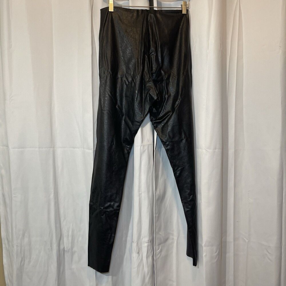 *NEW w/ Tags* COMMANDO Faux Leather Leggings Black Size XL $118 Retail! - Picture 4 of 7